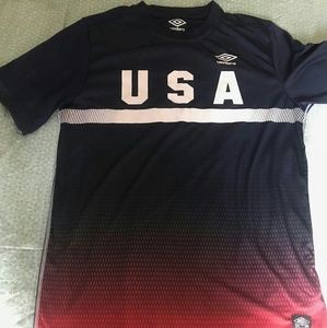 Mens Umbro USA soccer Jersey sz M